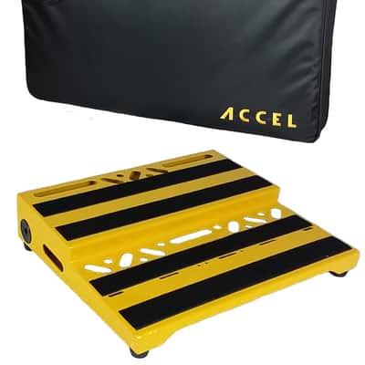 Accel XTA15 Pro Tier Yellow Pedal Board with Tote image 1