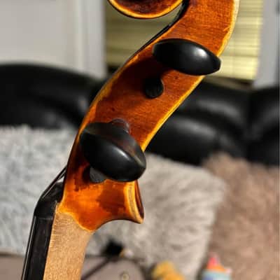 Josef Bohumil Herclick Viola 43,4 1926 - legno con vernice ad alcool image 4