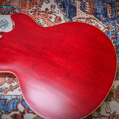 GIBSON USA Custom Shop '63 ES-335 Block Reissue "Faded Cherry" (2014) image 20