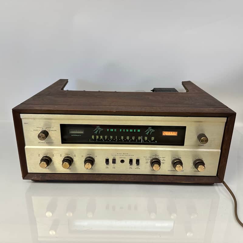 Vintage The Fisher Wide-Band FM Multiplex Tube Receiver Model 500-C image 1