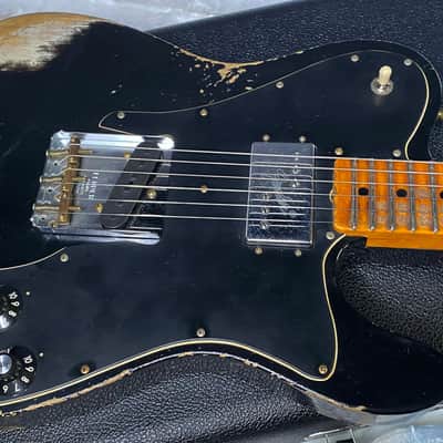 NEW! Fender Custom Shop Telecaster Custom Heavy Relic - Limited Edition - Black - Only 6.85lbs - Authorized Dealer - G06382 image 3