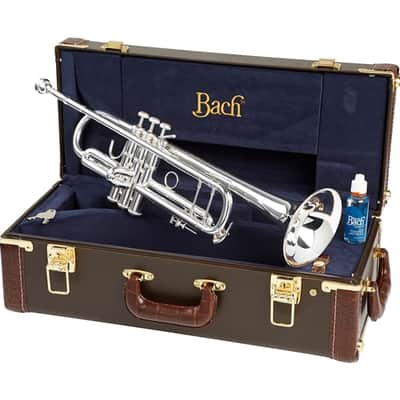 Bach 180S37 Stradivarius Series Professional Bb Trumpet Silver image 4