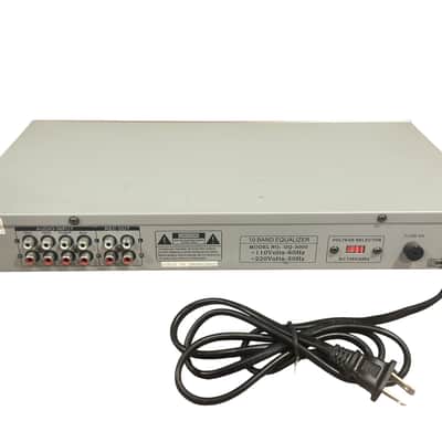 GLI Pro GQ-3000 Stereo 10-Band Graphic Equalizer Rackmount EQ 1990-2000s image 5