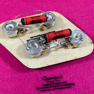 General Vintage Tone Left hand  Prewired Harness electronics for Les Paul ®️ 1956 - 1959 CTS Dimple Burst tapers pots image 5