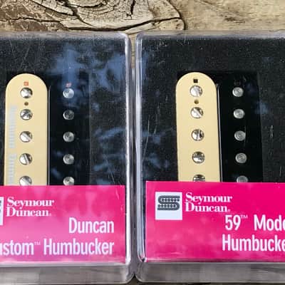 Seymour Duncan Custom SH-5 Bridge / SH-1n 59 Neck Pickup Set - Zebra