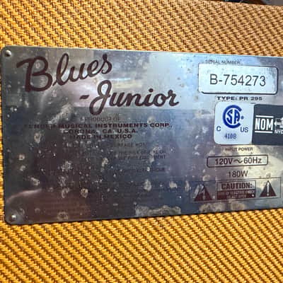 Fender Tweed blues junior amplifier 2018 - Tweed image 5