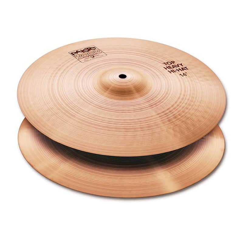 Paiste 14" 2002 Heavy Hi-Hat Cymbals (Pair) image 1