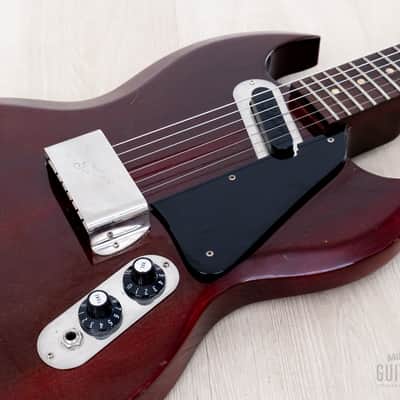 1972 Gibson SG-100 Cherry Vintage Guitar 100% Original w/ Case, Receipt & Hangtag image 6