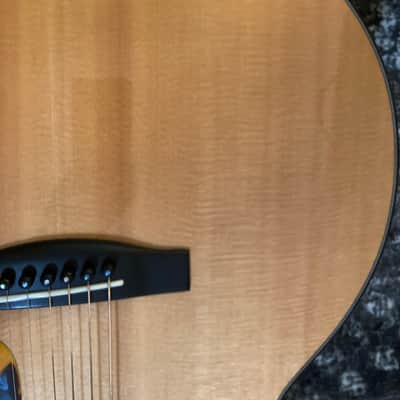 August acoustic electric jumbo usa made guitar image 8