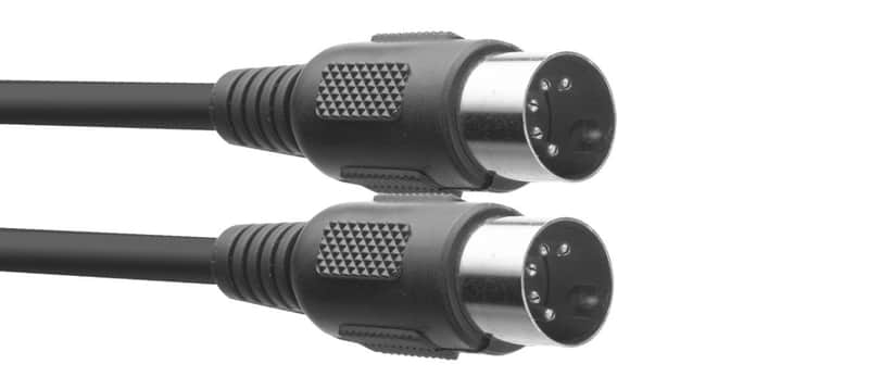 Stagg 3Ft/1m MIDI cable image 1