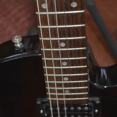DeArmond M-65 in Brown Burst w/Seymour Duncan Bridge PU, Black Dunlop Straploks & nice Chromecast HSC image 5
