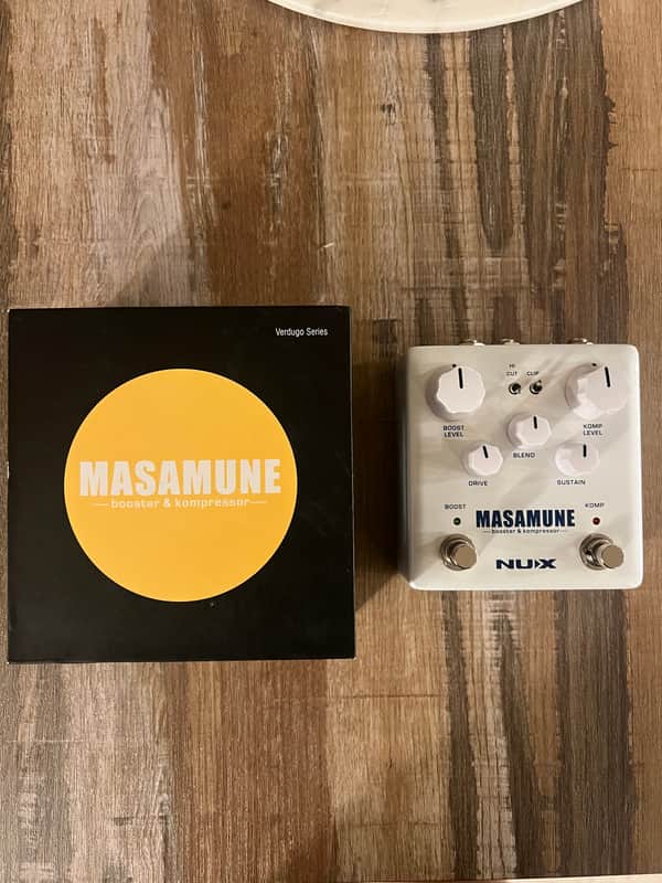 NuX NBK-5 Masamune Booster and Kompressor 2010s - White image 1