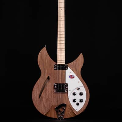 Rickenbacker 330W Thinline Semi-Acoustic, Walnut Body, Maple FB with Case image 5