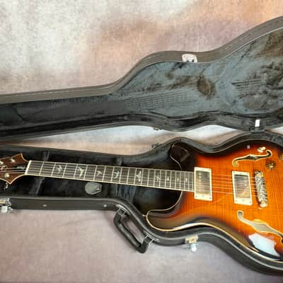 PRS SE Hollowbody II Piezo USA pickups 2020 - 2024 - Black Gold Burst image 11
