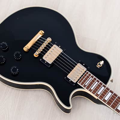 1998 Orville Les Paul Custom LPC-75 Black Beauty Gibson-Licensed, Japan Fujigen image 8