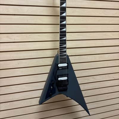 Jackson JS32 Rhoads Satin Gray Left-Handed w/ SKB V Case image 3