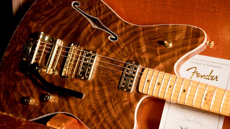 Fender Koa Jazzmaster Master built by John Cruz image 1
