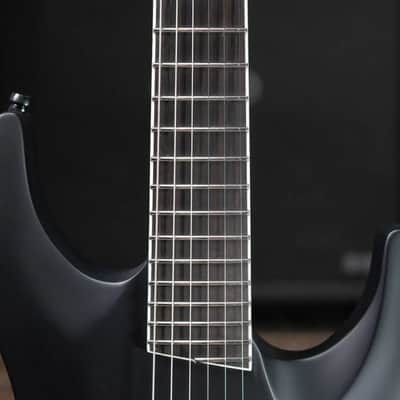 ESP LTD Mick Thomson MT-1 Electric Guitar - Black Satin with Hardshell Case image 9