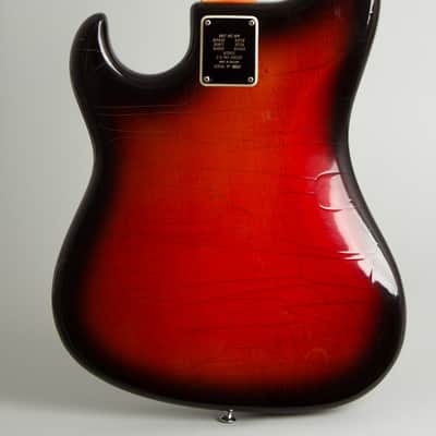 Burns Jazz Split Sound Solid Body Electric Guitar (1964), ser. #9652, black alligator hard shell case. image 4