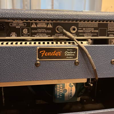 Fender '68 Custom Pro Vibro Champ Reverb 5-Watt 1x10" Guitar Combo 2021 - Present - Black image 5