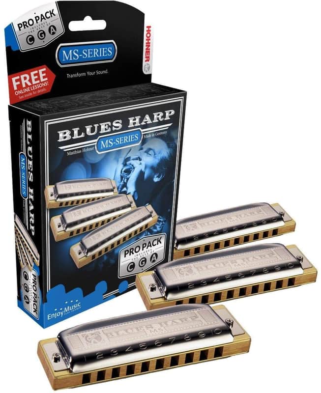 Hohner Blues Harp G-C-A Propack (3P532BX) image 1