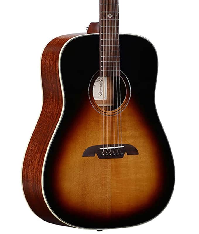 Alvarez MD60EVB Masterworks Dreadnought All-Solid AAA Sitka/Mahogany Acoustic-Electric Guitar - Vintage Burst image 1