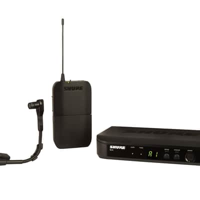 Shure BLX14/B98 UHF Wireless Microphone System - Perfect for Brass, Woodwinds, Percussion - 14-Hour Battery Life, 300 ft Range | Includes Clip-on Instrument Mic, Single Channel Receiver | H9 Band image 2