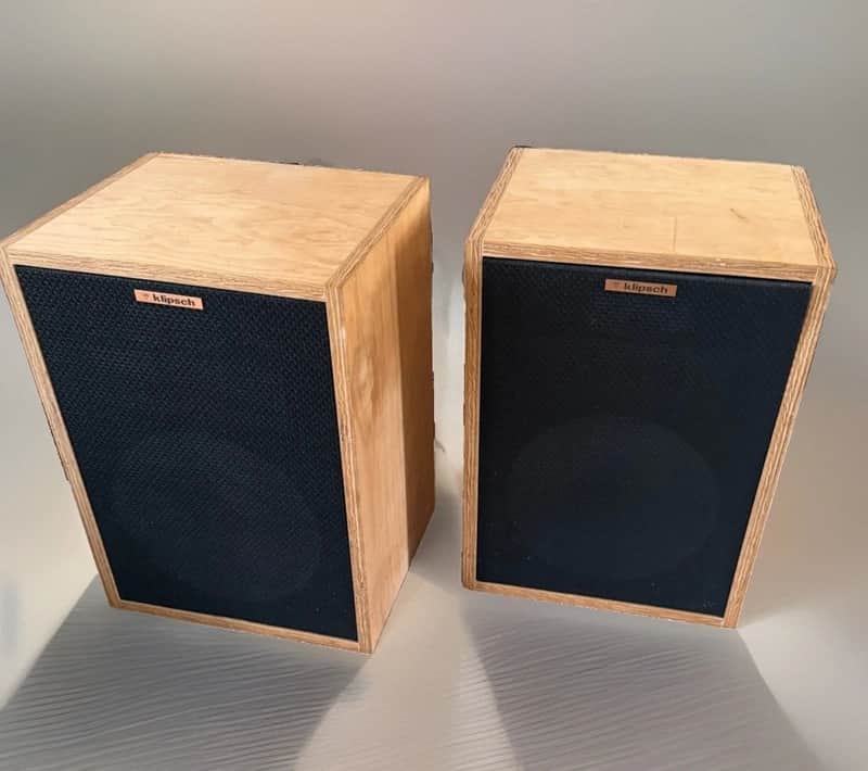 Klipsch Heresy HBR (Heresy Birch Raw) 3-Way Loudspeakers 1982 - Birch image 1