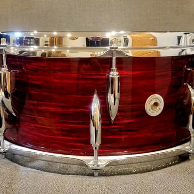 Sonor Vintage Series Snare Drum 14x6.5 - Vintage Red Oyster image 3