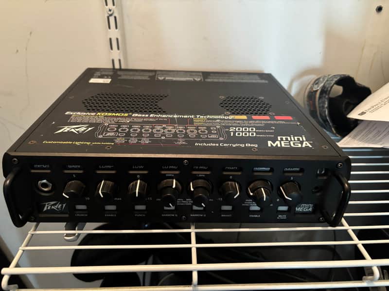 Peavey MiniMEGA 1000W Lightweight Bass Head 2010s - Black image 1