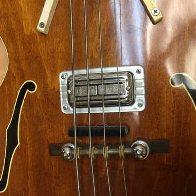 Gretsch 6071 Bass ( Monkees Style Peter Tork ) 1968 Brown Mahogany image 3