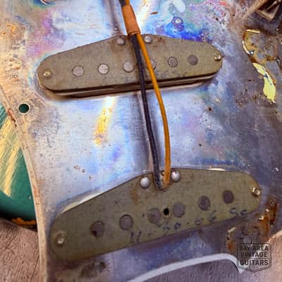 1966 Fender Stratocaster - All Original - Lake Placid Blue w/HSC image 7