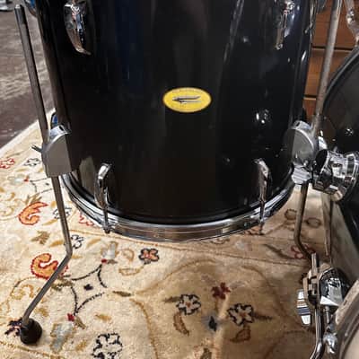 Aerodrums (Custom) Blue/Black 4pc Set (Bass Drum Doubles As Case) image 4