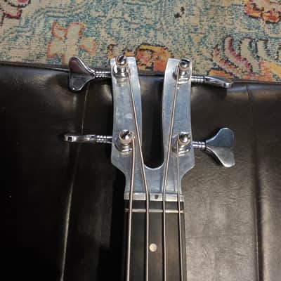 1983 Kramer Stagemaster Bass - Aluminum Neck - Black with Graphics - w/OHSC image 10
