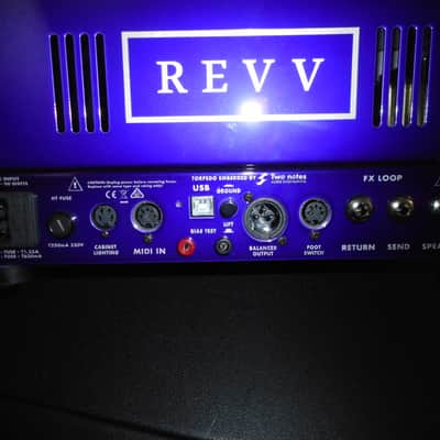 REVV G20 2-Channel 20-Watt Guitar Amp Head with Reactive Load and Virtual Cabinets 2020 - 2021 - Purple + Footswitch image 2