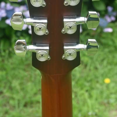 1990 Yairi semi-dreadnought size Acoustic Guitar 40-LO - Natural+Martin Hard Case image 9