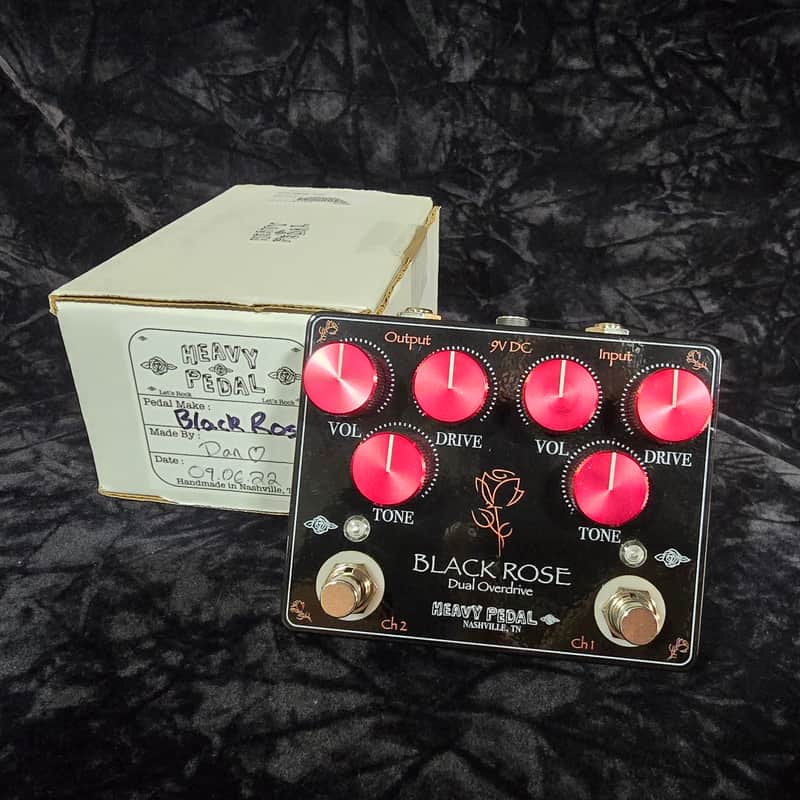 Heavy Pedal Black Rose Overdrive and Distortion Pedal image 1