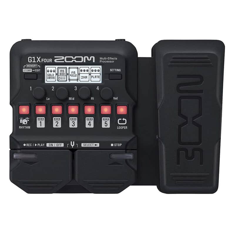 Zoom G1X Four Guitar Effects Processor with Built-In Expression Pedal image 1