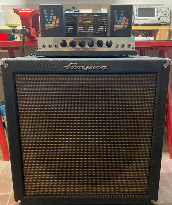 Ampeg B-18N Portaflex 2-Channel 50-Watt 1x18" Fliptop Bass Combo 1963 - 1967 - Blue image 1