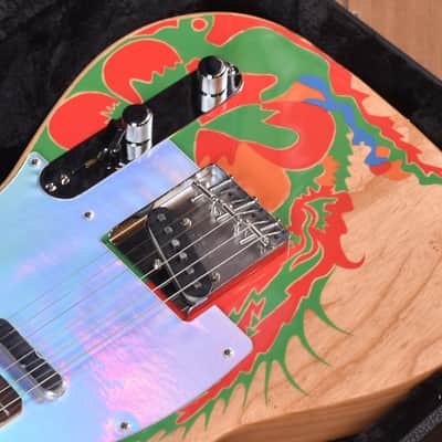 Fender Jimmy Page Telecaster Artist Series Dragon Natural image 4