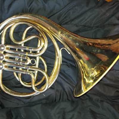 Getzen Caravelle Single French Horn, USA, with case and mouthpiece, Dented image 7