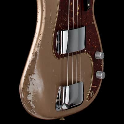 Fender Custom Shop Empire 58 Precision Bass Heavy Relic - Faded Firemist Gold #77956 image 7