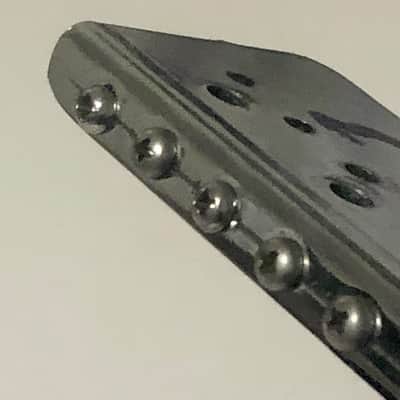 Vintage Fender 70s Tele Deluxe Bridge Thinline Hardtail Original 011032 Saddles 52.8mm String Spacing image 13