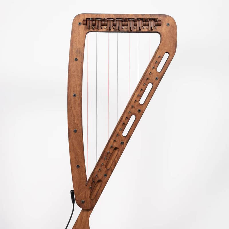 Harp-E Plug & Play Electric Harp V4 - Walnut, Includes Case & Stand image 1