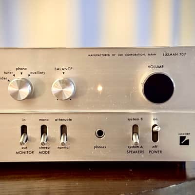 🎶✨ Luxman SQ-707 Vintage Integrated Amplifier (100V Japan