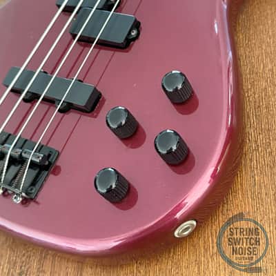 Yamaha RBX370A, Bass Guitar, Burgundy, 1991, Active image 5