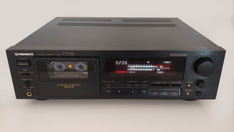 Vintage Pioneer CT-737 High-End Stereo Cassette Deck - FULLY SERVICED !!! image 1