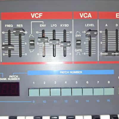 Roland Juno-106 61-Key Synth 1984 UNICORN -> SERVICED + Calzone flight case image 10