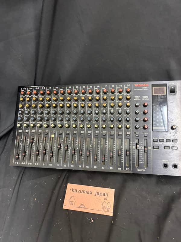 TASCAM MM-1 20-Input Analog Keyboard Mixer MIDI Scene Memory Tested image 1