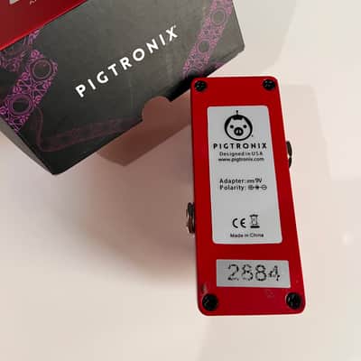 Pigtronix Octava Micro Octave Fuzz 2010s - Red image 3